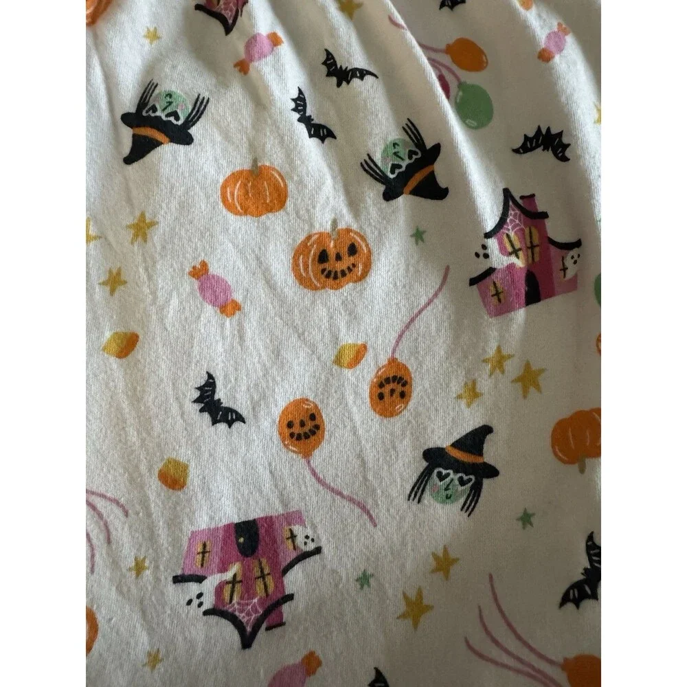 Old Navy Pink Halloween Print Long Sleeve Dress Baby Toddler Girl 4T